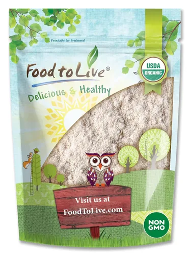 Food to Live Mezcla de harina de trigo sarraceno de grano entero, 1 libra, una mezcla personalizada de harina de trigo sarraceno y harina de avena,