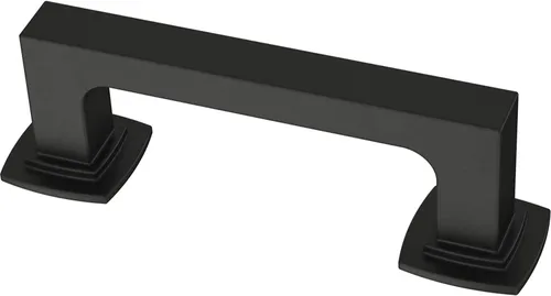 Miniatura 14 de Franklin Brass P41770K-FB-C - Tirador Parow, de 3-3/4 pulgadas (96 mm), color negro mate
