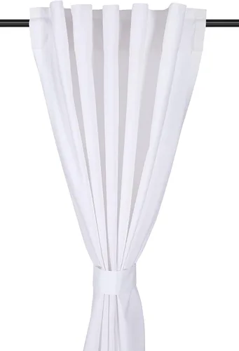 Miniatura 12 de Cortinas de lino natural – Juego de 2 paneles con pestaña trasera, 50 x 63 pulgadas cada uno, cortinas texturizadas con aspecto de lino para sala