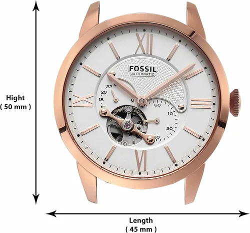 Miniatura 5 de Fossil - Reloj de pulsera automático y mecánico de estilo Townsman en acero inoxidable para hombre