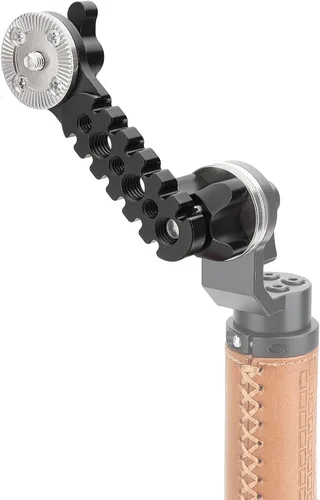 Miniatura 3 de CAMVATE Brazo de extensión Rosette con tornillo de rosca M6 para plataforma de jaula de cámara DSLR (negro) - 3099