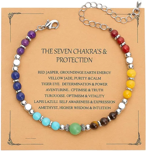 Miniatura 24 de Pulsera de protección, protección empática, cristales de obsidiana negra y pulsera de piedras curativas para mujeres, suerte, ansiedad y pulsera