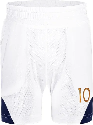 Miniatura 19 de Cnins Camisetas de entrenamiento de fútbol para niños de 2 a 14 años, trajes de práctica para niños y niñas con colores del equipo nacional
