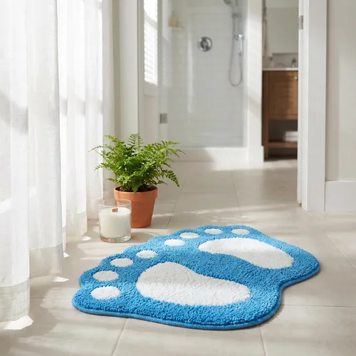 Miniatura 16 de TOPCHANCES Tapete de baño, antideslizante y grande para pies grandes, tapete de baño absorbente de agua, tapete de microfibra para inodoro, tapete