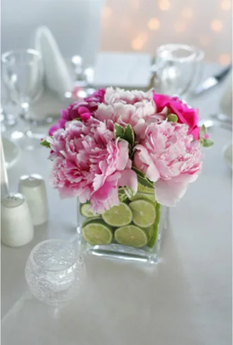 Miniatura 6 de WGV - Jarrón de cristal en forma de cubo a granel, portavelas, 3 x 3 x 3 pulgadas, contenedor transparente elegante con decoración floral