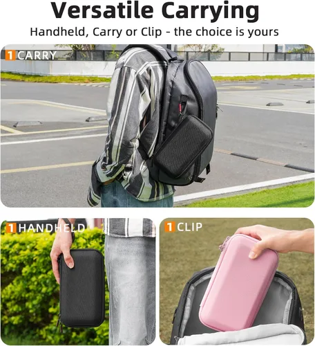 Miniatura 5 de BRDRC Osmo Pocket 3 - Funda de transporte portátil, bolsa de almacenamiento rígida protectora para DJI Osmo Pocket 3 Creator Combo Accesorios