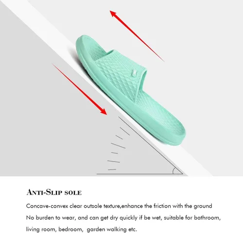 Miniatura 3 de FUNKYMONKEY - Pantuflas de baño antideslizantes para mujer, uso interior o playa.