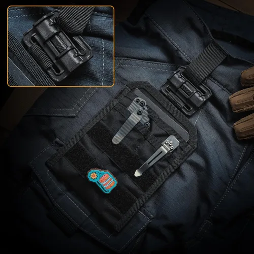 Miniatura 6 de TACTICAL_GEEK TGCodeG5 Hebillas de liberación rápida: sin coser, paquete de 2 hebillas de nailon PA66 para correas de 1,4 pulgadas/1.496 in, sistema