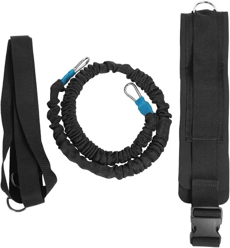 Miniatura 5 de Cinturón de entrenamiento dinámico multifuncional, bandas de ejercicio para correr, velocidad de aceleración, cuerda elástica para correr de fuerza