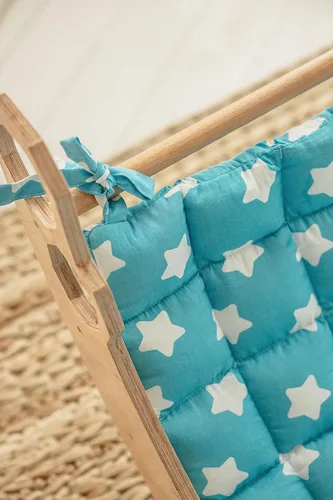 Miniatura 8 de WOOD&ROOM Arco de escalada de madera con cojín - Balancín escalador - Balancín de arco de madera interior con almohada - Puente Montessori