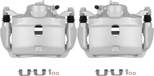 SCITOO Pinza de freno delantera con soporte 19B2661, 19B2660 compatible con Acura ILX 2013-2015, Honda Civic 2013-2021, Honda CR-Z 2016, Honda Fit