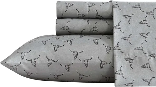 Miniatura 18 de Wrangler - Juego de sábanas tamaño Queen, ropa de cama ultrasuave y ligera, ligera para comodidad durante todo el año, bolsillos profundos, sábanas