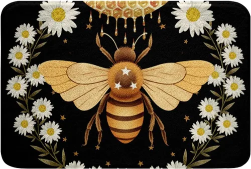 Miniatura 26 de Cherry - Alfombra de baño de 16 x 24 pulgadas para niños, tapete de baño de frutas tropicales, novedoso y divertido tapete de puerta de comida