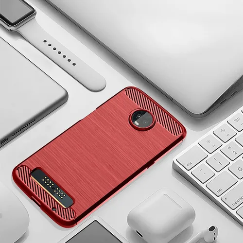 Miniatura 7 de Asuwish Funda protectora para Moto Z3 / Z3 Play con protector de pantalla de vidrio templado y delgada y suave TPU accesorios de celda protectora