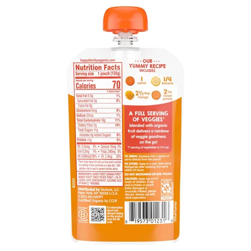Miniatura 8 de Happy Tot Organic Etapa 4 Baby Food Love