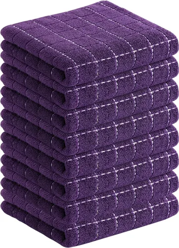 Miniatura 151 de Homaxy Paños de cocina 100% algodón de felpa, toallas de cocina ultra suaves y absorbentes para la cocina, adecuadas para secar y lavar platos
