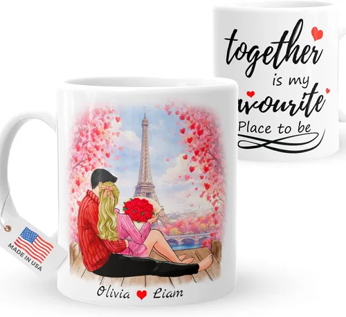 Miniatura 9 de Taza personalizada de mejores amigas - Taza de té o café personalizada - Regalo para mejores amigas - Personalizable con nombre y cita - Taza