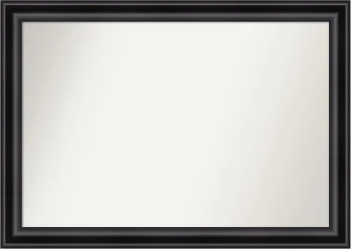 Miniatura 580 de Amanti Art Espejo personalizado, espejo de baño negro puente, espejo de pared o espejo de tocador de baño sobre el fregadero (26 x 26 pulgadas)