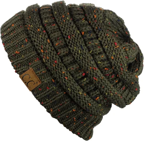 Miniatura 487 de C.C Trendy Warm Chunky Soft Stretch Cable Knit Beanie