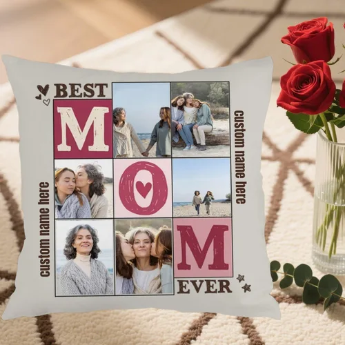 Miniatura 5 de Pillow Case Featuring one Photo and Custom Message Giving Your Space Unique Style and Presenting a Warm Gift Option