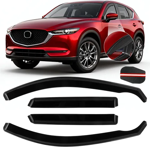 Miniatura 54 de Protectores de lluvia in Channel para Jeep Grand Cherokee L 2021, 2022, 2023, 2024, 2025 2026, deflectores de viento laterales duraderos, viseras