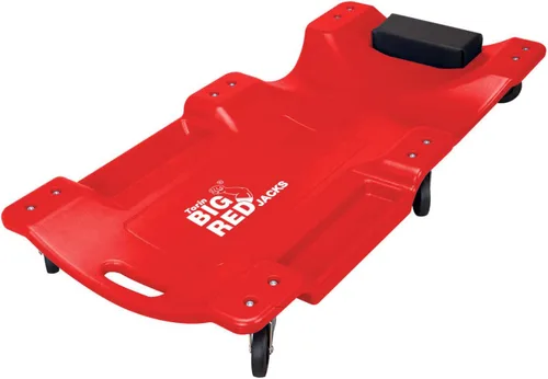 Miniatura 7 de BIG RED ATW4015ZR Torin, asiento plegable Z-Creeper de 40", plataforma rodante 2 en 1 para taller/garaje, capacidad de 330 libras, plataforma