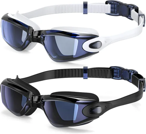 Miniatura 11 de Braylin Gafas de natación para niños, paquete de 2 gafas de natación para niños, adolescentes, niños o niñas, gafas de natación para piscina