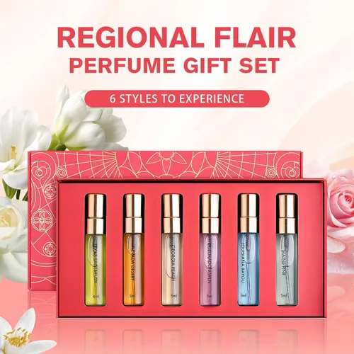 Miniatura 3 de Perfume para mujer, juego de 6 perfumes de estilo regional para mujer, perfecto para regalo, perfumes de fragancia de larga duración para ocasiones