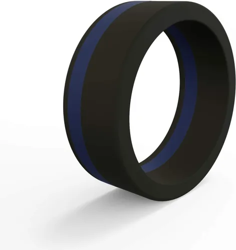 Miniatura 48 de QALO - Colección de anillos de silicona clásicos para hombre