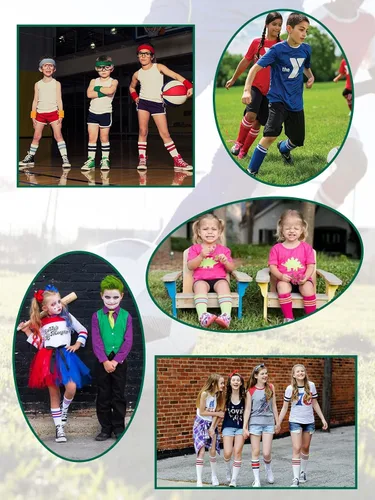 Miniatura 4 de Century Star Calcetines de fútbol para niñas y niños, calcetines de béisbol para jóvenes, calcetines de sóftbol para niños, calcetines deportivos