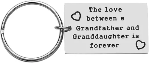 El mejor regalo para abuelo de nieta para el día del padre regalo de cumpleaños para el abuelo el amor entre un abuelo y una nieta es Forever