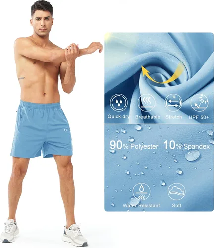 Miniatura 80 de NORTHYARD - Pantalones cortos deportivos para correr para hombres, ligeros, de secado rápido, 7, 5 o 9 pulgadas, para senderismo, deportes, gimnasio