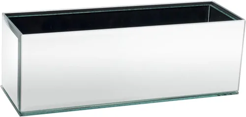 Royal Imports Jarrón de Cristal para Flores Centrepiece Decorativo para el Hogar o Boda - Forma Rectangular Oblonga, 12 pulgadas de Largo, Apertura