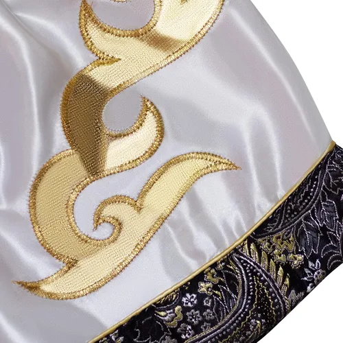 Miniatura 4 de Pantalones cortos clásicos de Muay Thai para hombres y mujeres, boxeo, kickboxing, alto grado, artes marciales mixtas, ropa de entrenamiento
