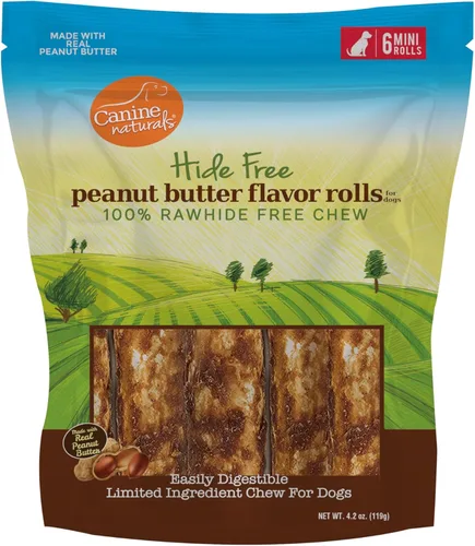 Miniatura 10 de Canine Naturals Receta de pollo masticable, golosinas para perros sin cuero crudo, hechas de pollo criado en Estados Unidos, totalmente natural