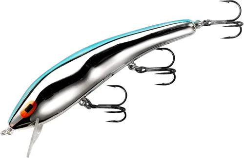 Cotton Cordell Ripplin' Red Fin Crankbait - Señuelo de pesca, 4 1/2 pulgadas, 3/8 onzas Chrome Azul Back