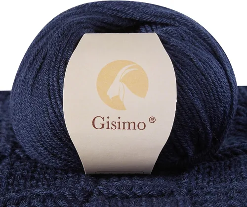 Miniatura 14 de 100% lana merino para tejer y ganchillo, hilo lujoso y suave de 6 cabos para tejer y crochet a mano, 1.76 oz/50 g, 127 yardas/116 metros