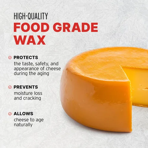 Miniatura 3 de Blended Waxes, Inc. Cera prémium totalmente refinada para la fabricación de queso, grado alimenticio, se puede utilizar para una variedad de Naranja
