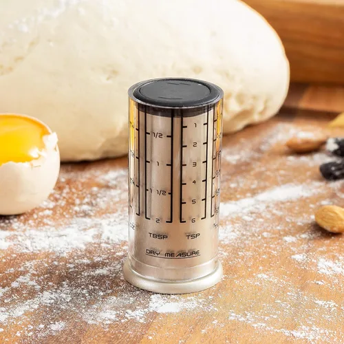 Miniatura 3 de KitchenArt Professional Series 2 Cup Adjust-A-Cup, Champagne Satin, Adjustable, 1/8 to 2-Cup Satén