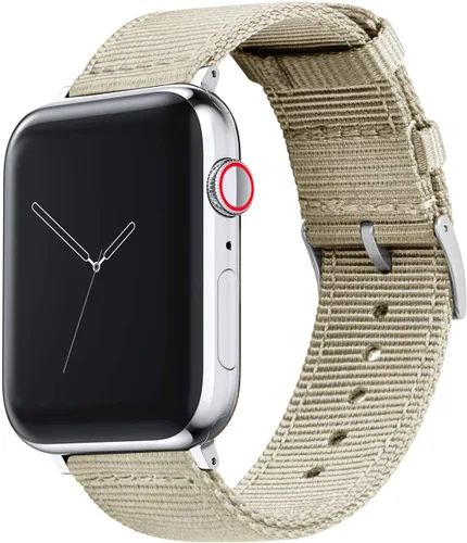Miniatura 20 de BARTON WATCH BANDS - Correas de reloj de nailon de estilo militar compatibles con modelos de Apple Watch - 1, 2, 3, 4, 5, 6, 7, 8, 9, 10, SE, Ultra