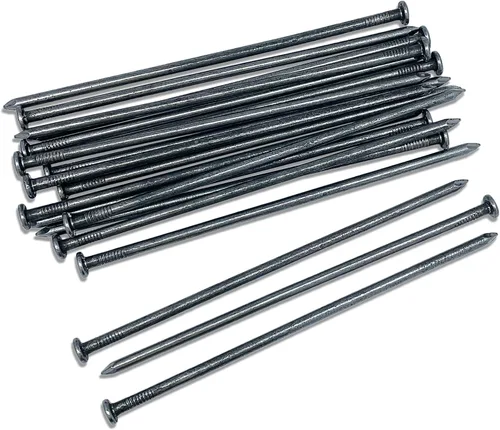 Estacas de paisaje de metal de 10 pulgadas para bordes de paisaje, 100 piezas de estacas de anclaje para pavimentadoras de paisaje, barreras de