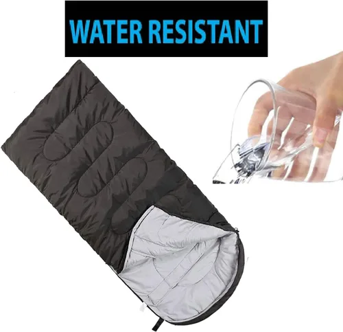 Miniatura 4 de Saco de dormir estándar con capucha para adultos 4 estaciones, cálido o frío, ligero, para interiores y exteriores, sacos de dormir para mochileros
