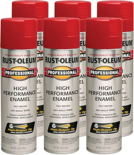 Miniatura 30 de Rust-Oleum 7515838 Pintura en aerosol de esmalte profesional de alto rendimiento, 14 onzas, aluminio