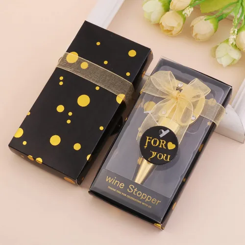 Miniatura 4 de Paquete de 12 70 tapones para vino, regalos de fiesta de aniversario, regalos de fiesta de cumpleaños negro y dorado, regalos de recuerdos