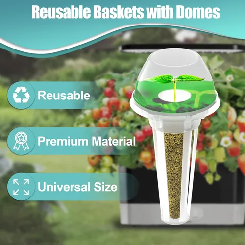 Miniatura 6 de Haligo Kit de semillas de 64 piezas para Aerogarden, suministros hidropónicos para todos los sistemas de cultivo hidropónico de marcas, kit