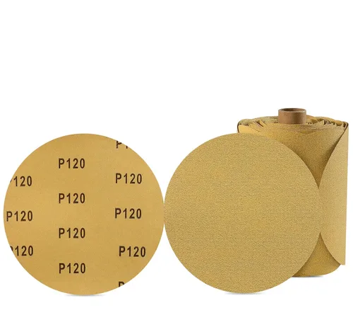 Miniatura 14 de 100 PIEZAS Discos de lija de 6 pulgadas PSA de grano 180 autoadhesivos de respaldo adhesivo para lijadora DA, papel de lija para acabado de madera