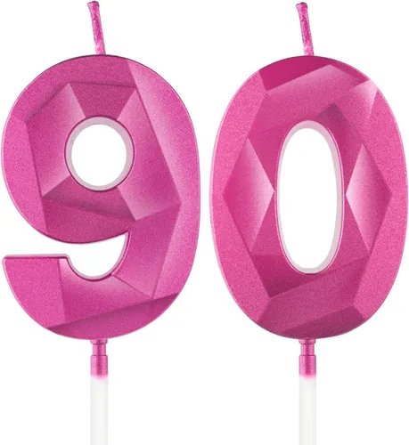 Miniatura 261 de Velas de cumpleaños número 15, velas número 15, velas de feliz cumpleaños de oro rosa para pastel, decoraciones de cobertura de pastel de diseño 3D