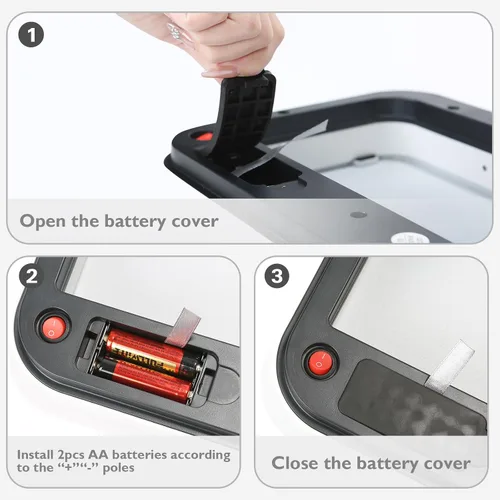 Miniatura 8 de ELPHECO - Basurero de acero inoxidable con sensor de movimiento para oficina, basurero inteligente sin contacto, con tapa, basurero automático