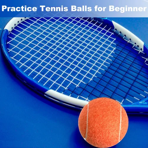 Miniatura 3 de Pelotas de tenis, paquete de 12 pelotas de tenis de práctica avanzada para principiantes, pelotas de tenis de entrenamiento para perros y mascotas