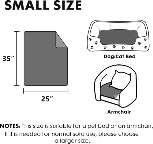 Miniatura 7 de gogobunny Manta impermeable para perros para perros grandes, gatos, cachorros, manta reversible de piel sintética para mascotas, lavable, protección